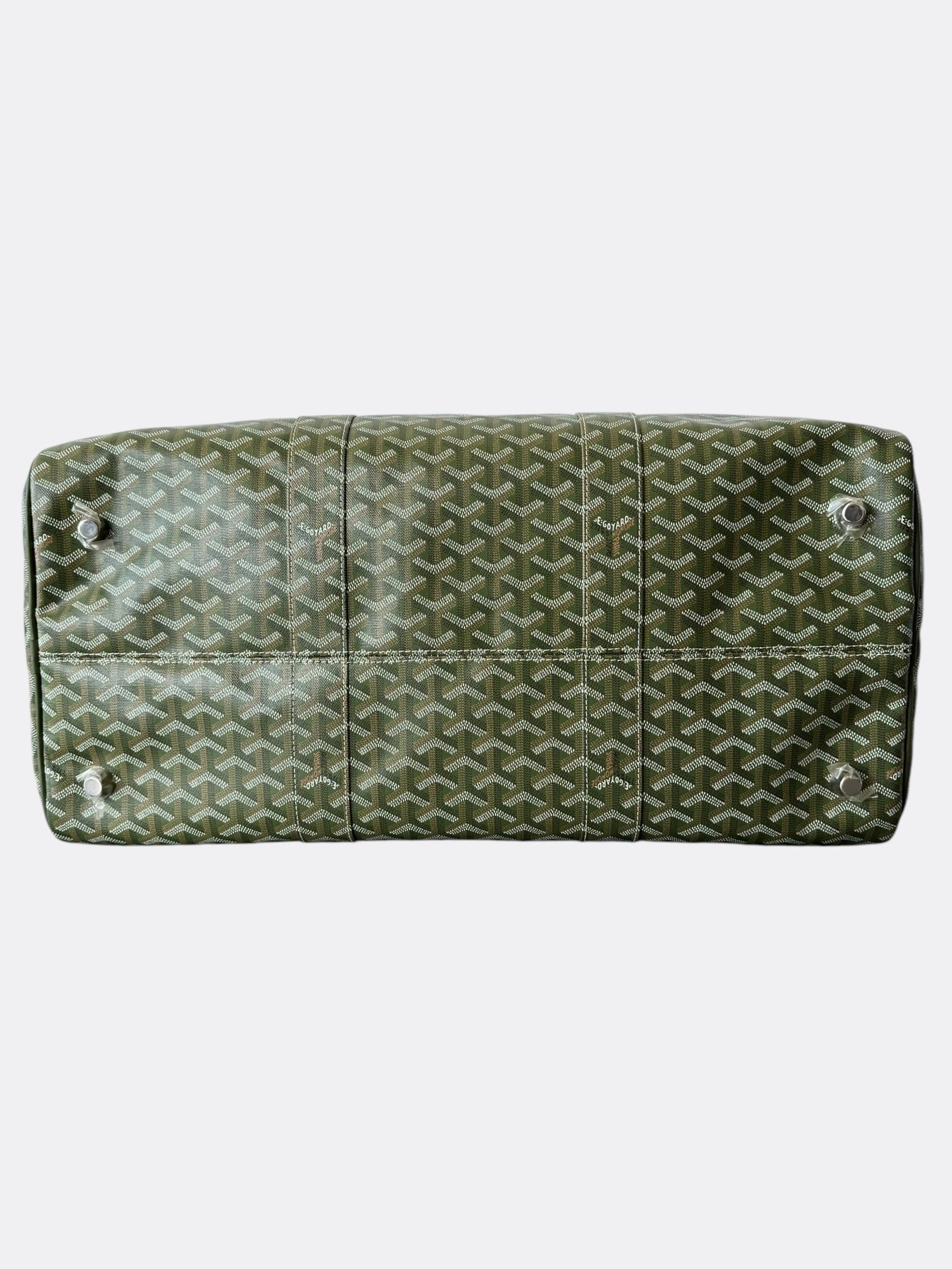 Goyard Khaki Boston 50 Duffel Bag