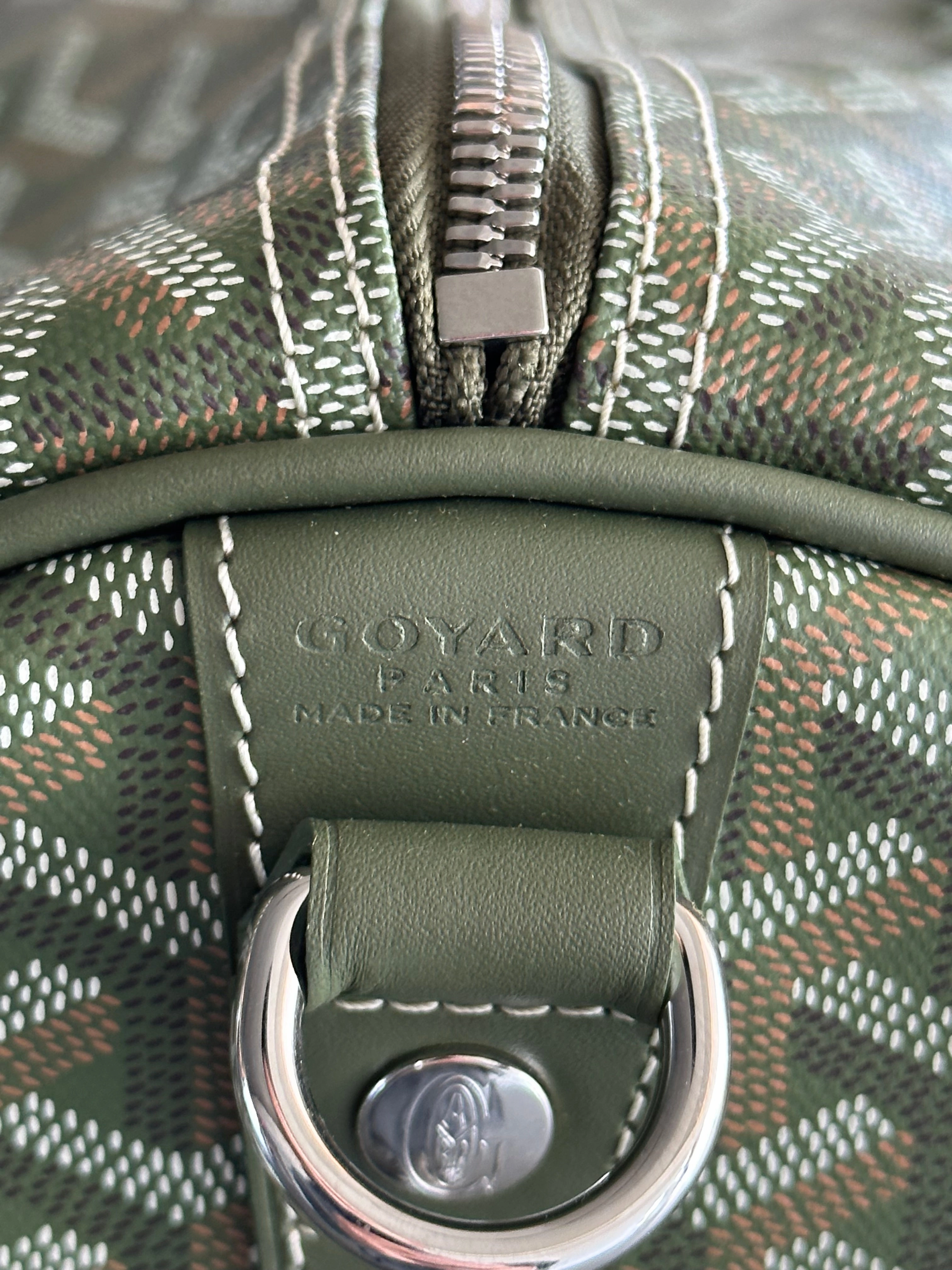 Goyard Khaki Boston 50 Duffel Bag