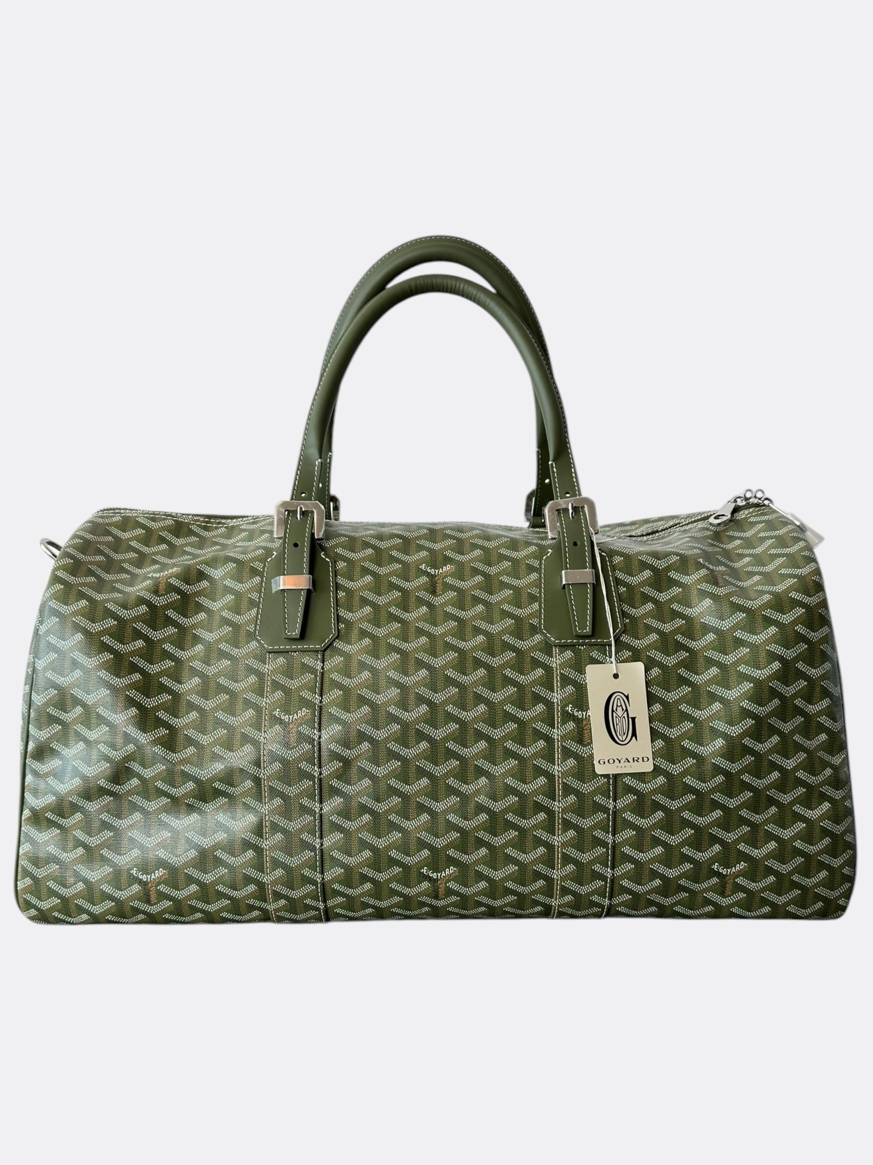 Goyard Khaki Boston 50 Duffel Bag