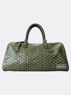 Goyard Khaki Boston 50 Duffel Bag