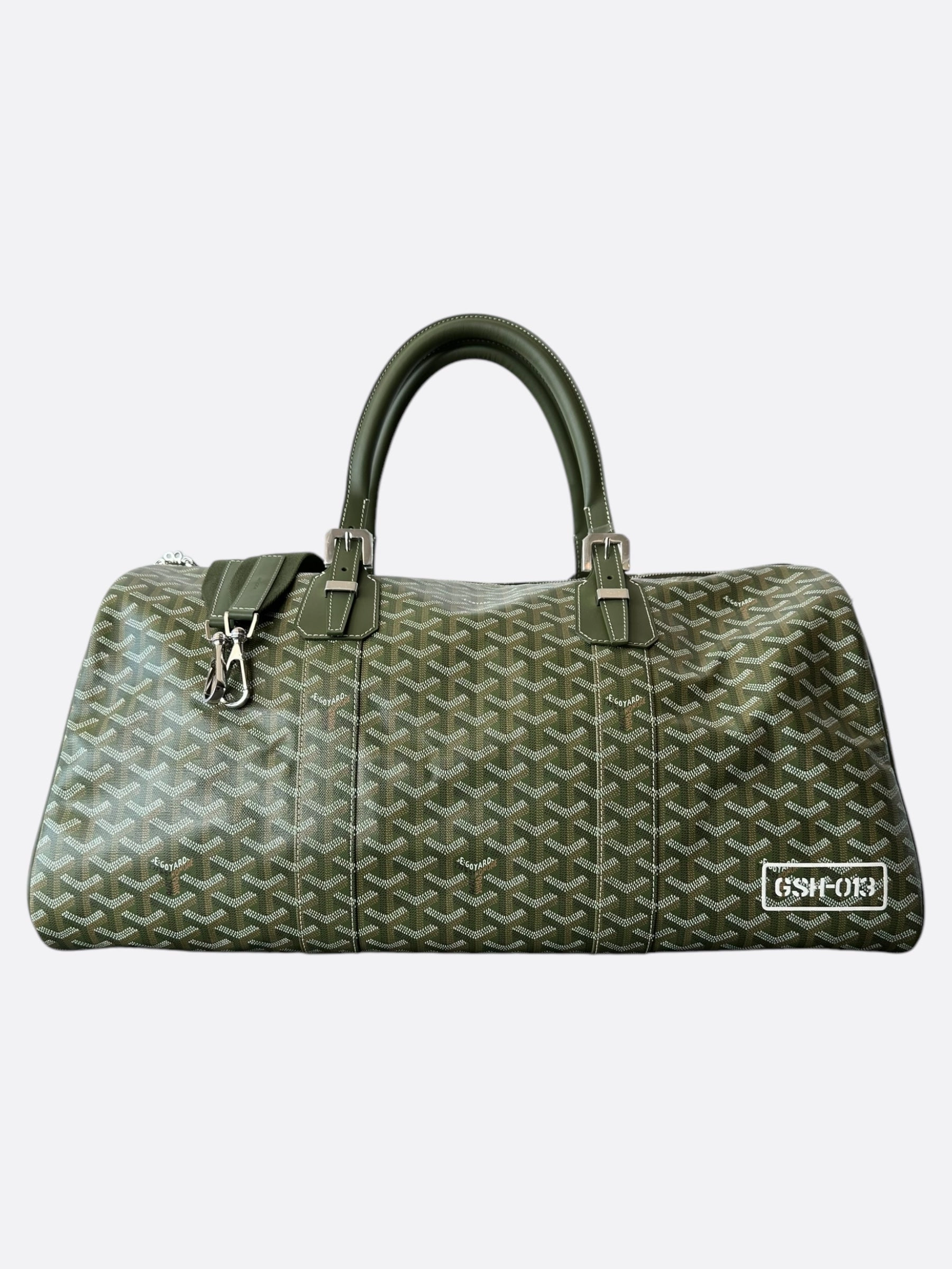 Goyard Khaki Boston 50 Duffel Bag