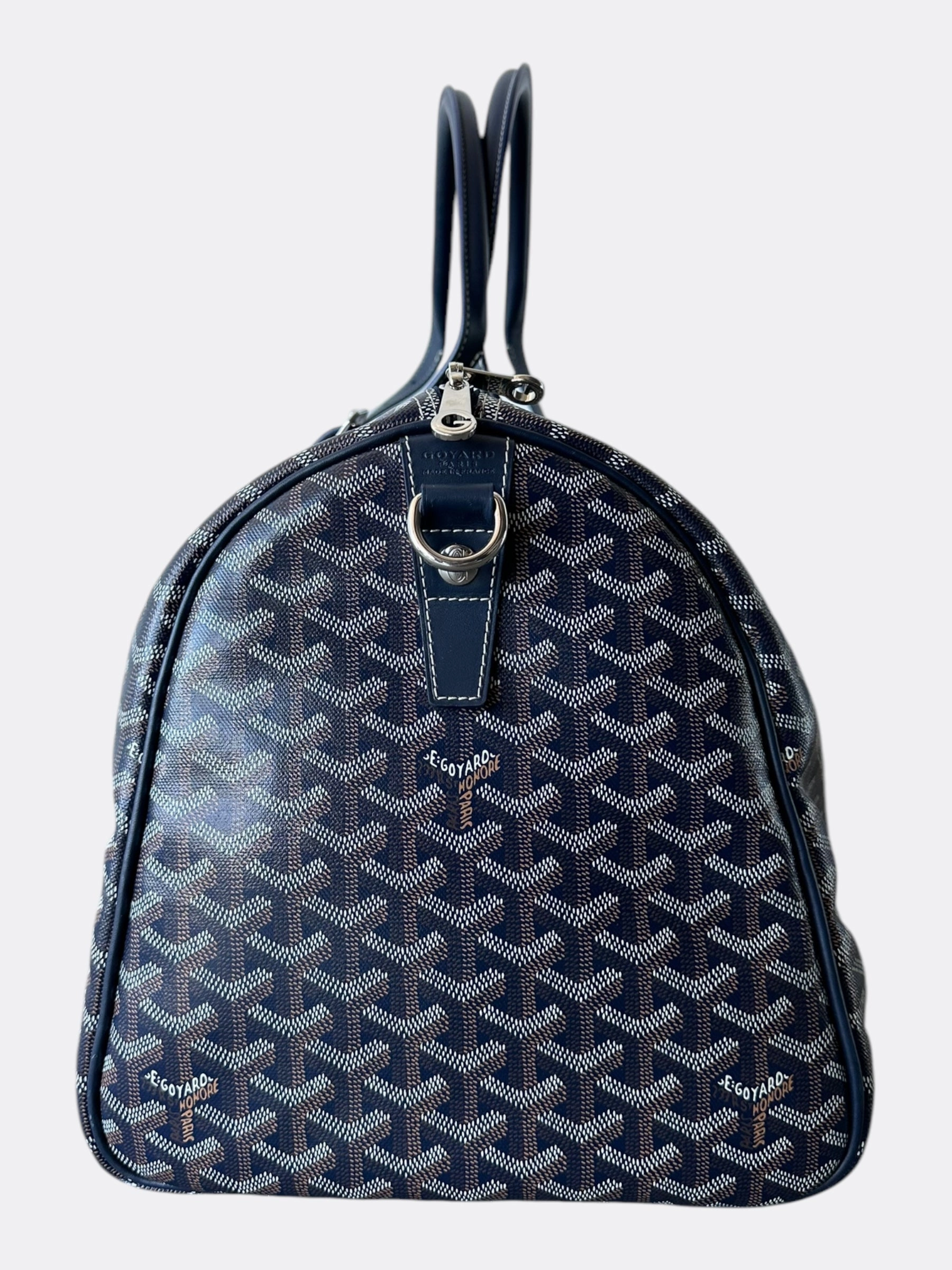 Goyard Navy Boston 50 Duffel Bag