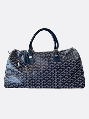 Goyard Navy Boston 50 Duffel Bag