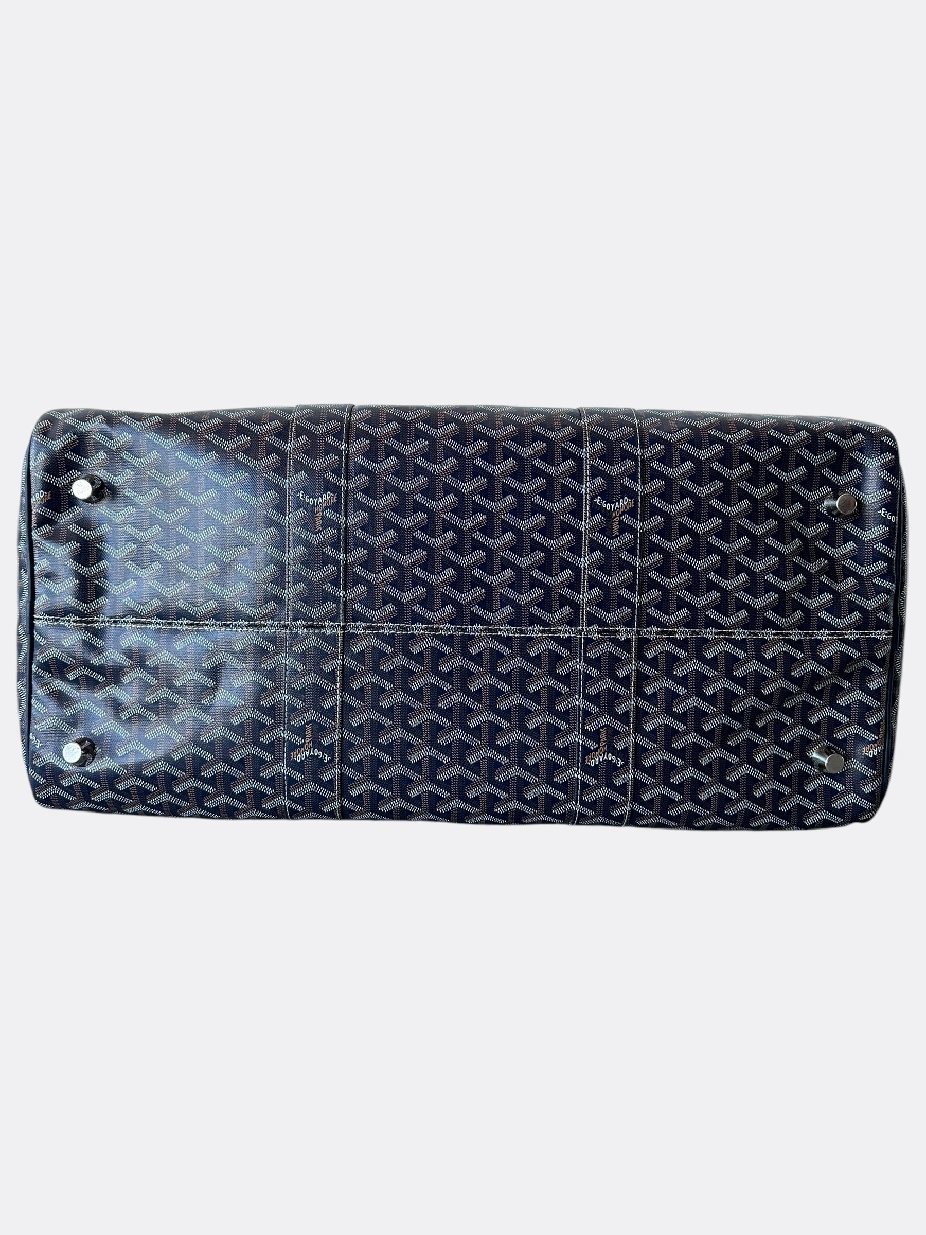 Goyard Navy Boston 50 Duffel Bag