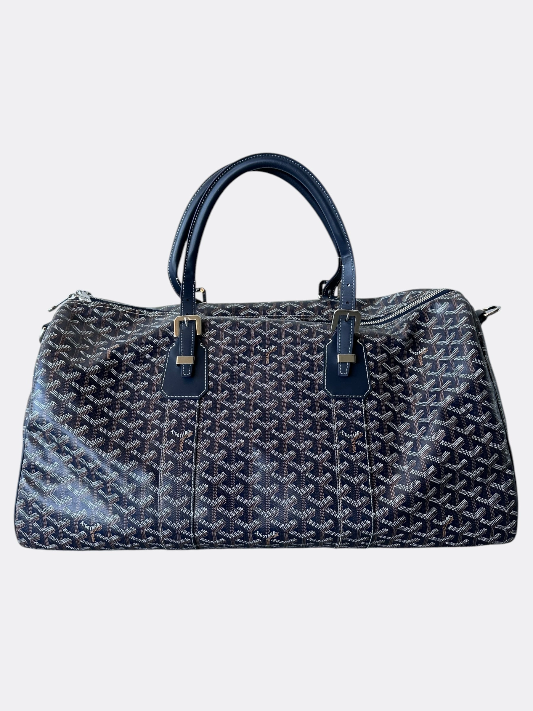 Goyard Navy Boston 50 Duffel Bag