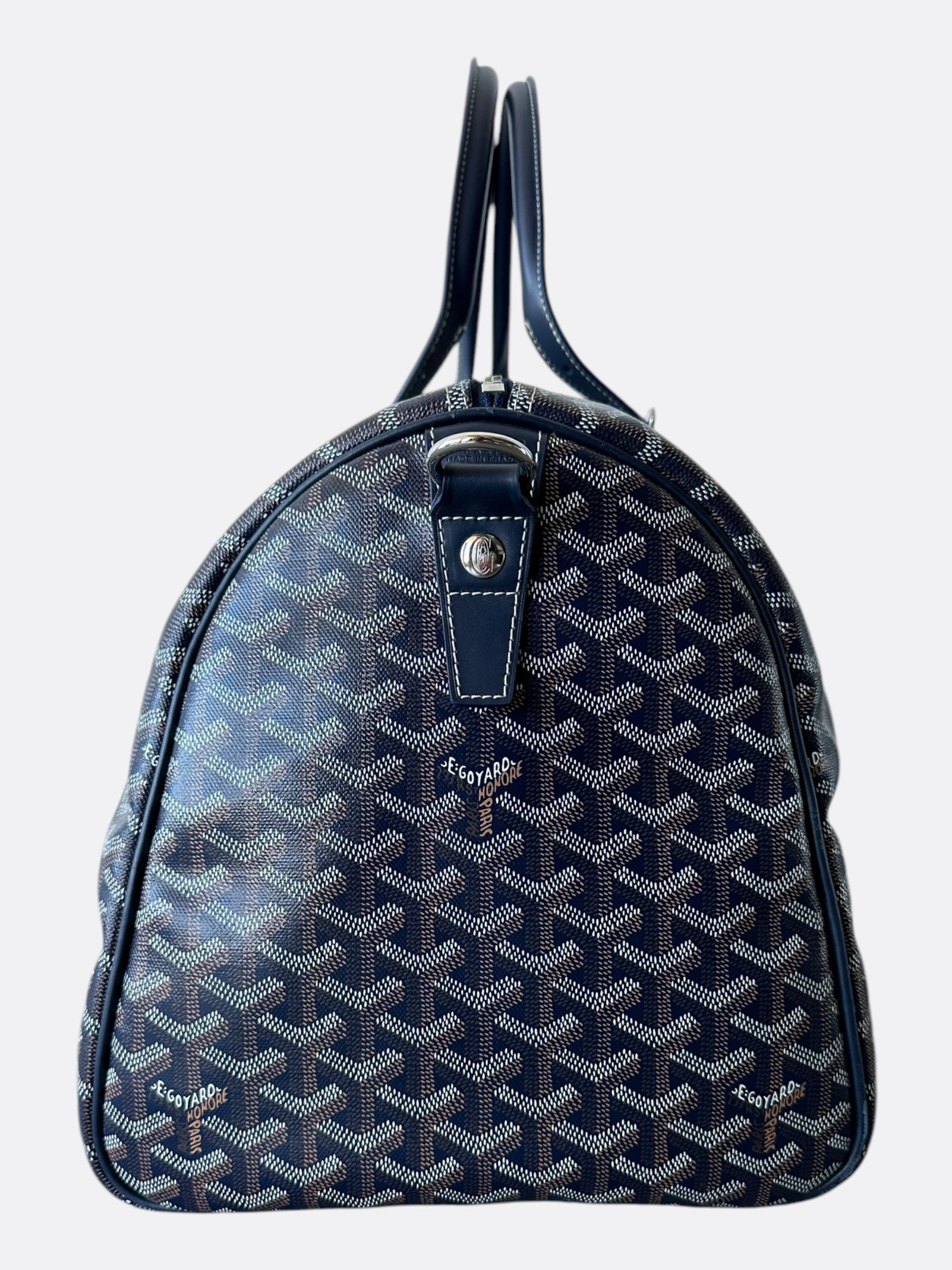 Goyard Navy Boston 50 Duffel Bag