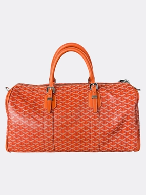 Goyard Orange Boston 50 Duffel Bag
