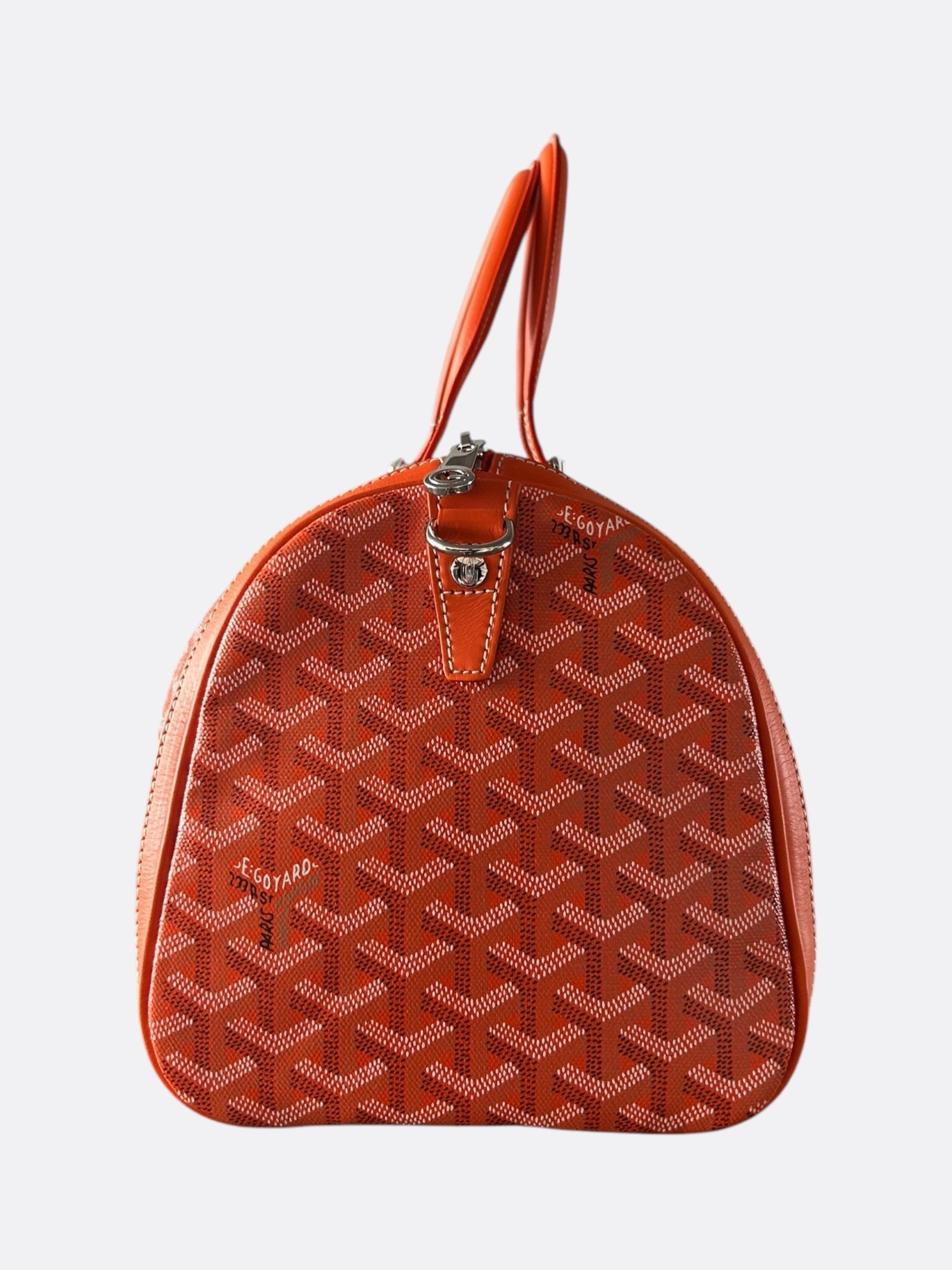 Goyard Orange Croisiere 40 Duffel Bag