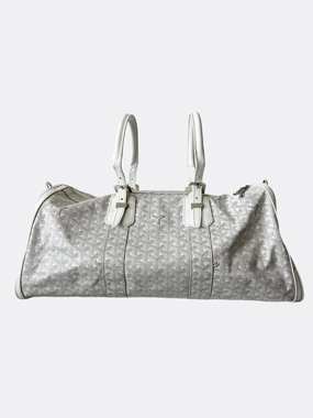 Goyard White Croisiere 45