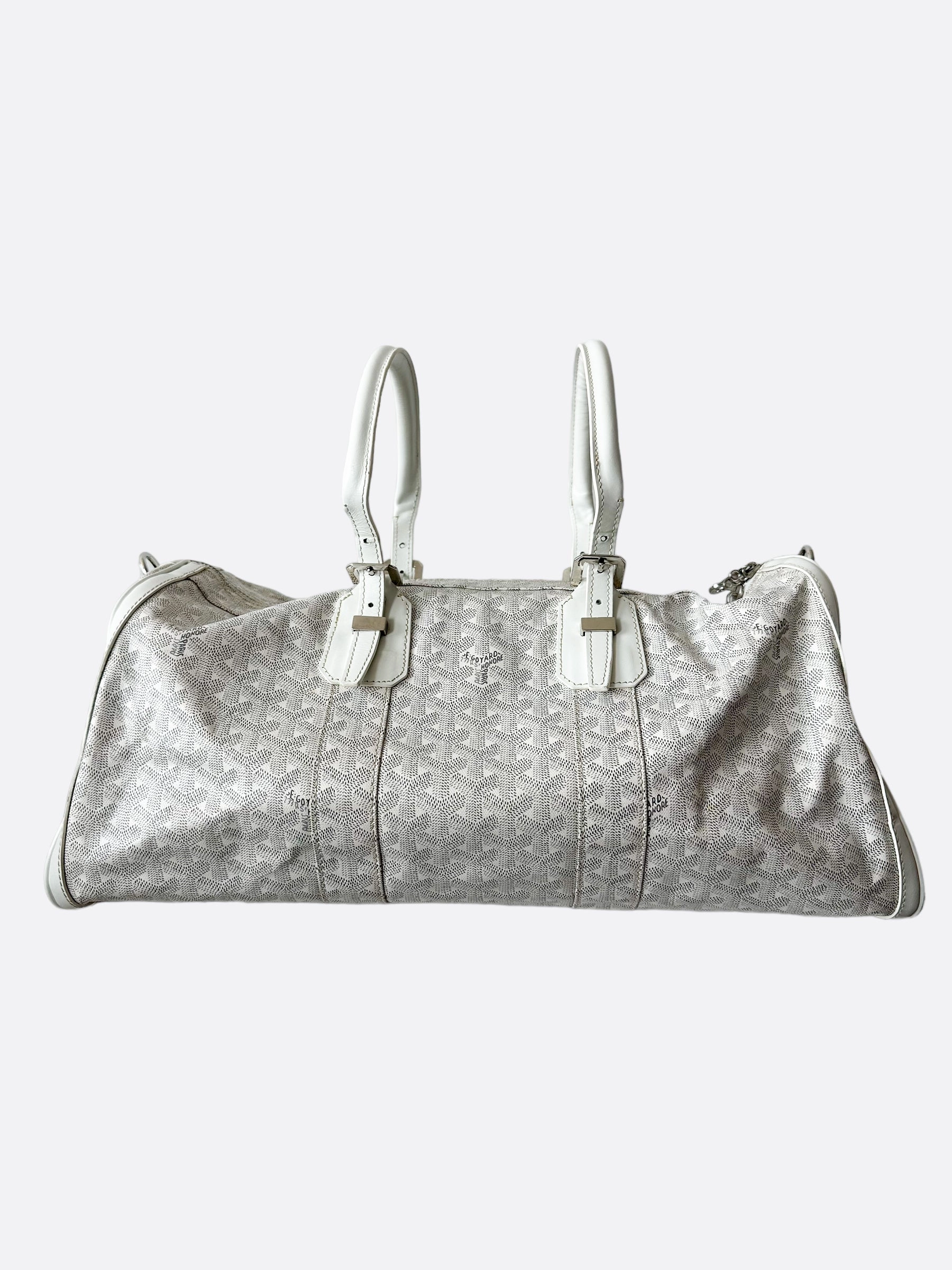 Goyard White Croisiere 45