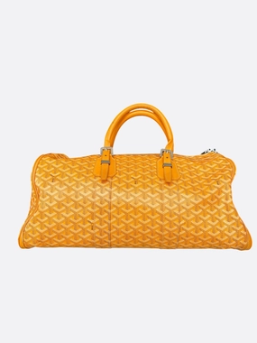 Goyard Yellow Croisiere 50 Duffel Bag