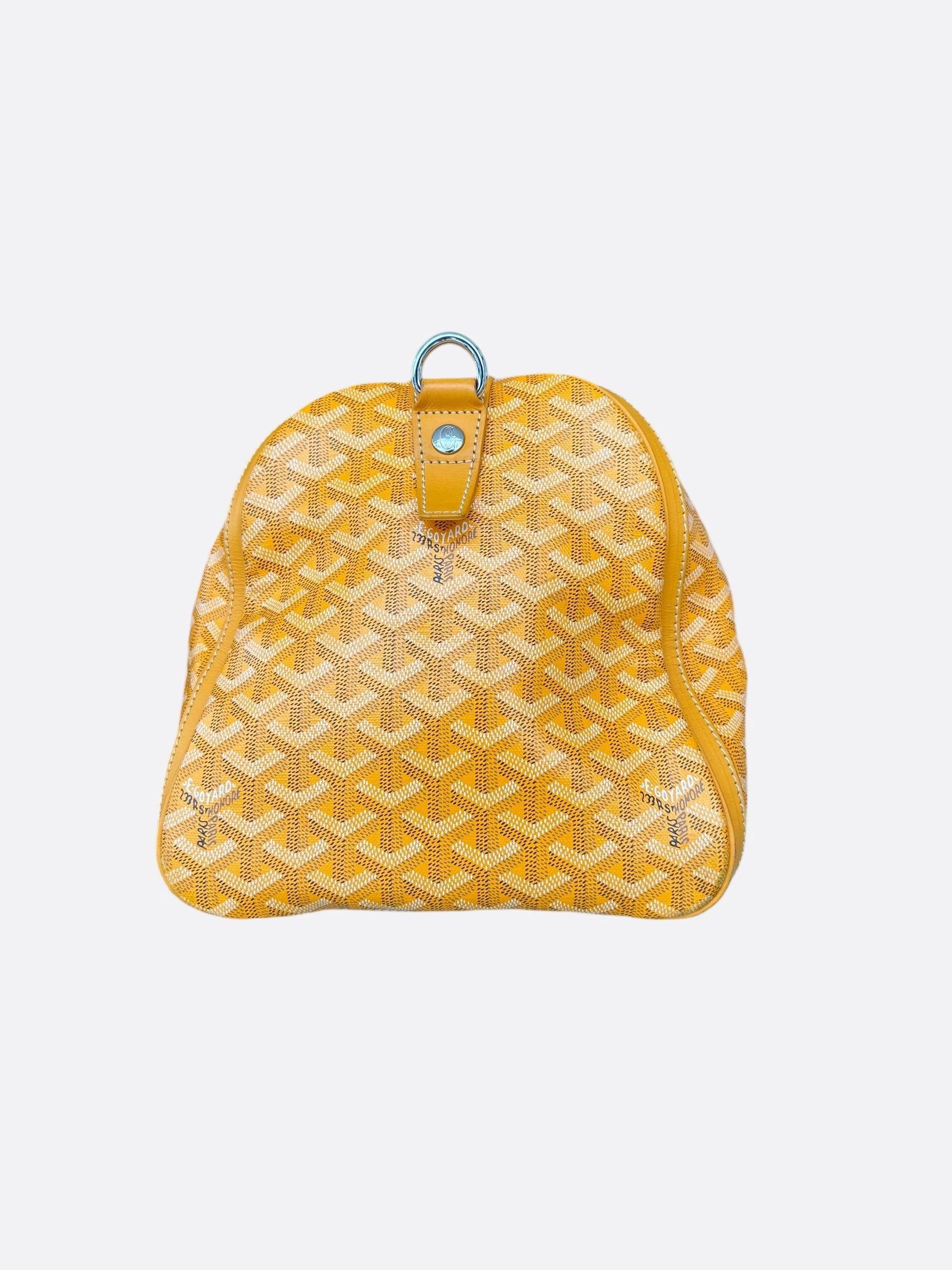 Goyard Yellow Croisiere 50 Duffel Bag
