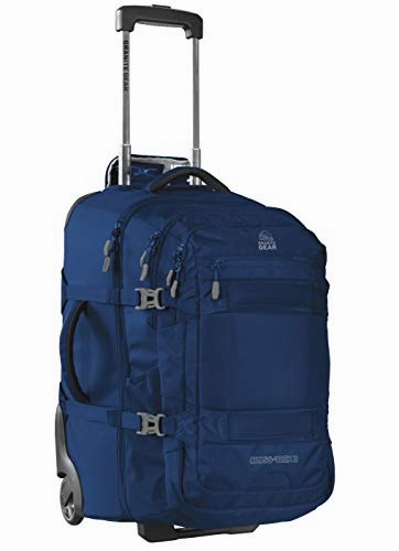 Granite Gear Cross Trek 2 Wheeled Carry-On with 28L Removeable Backpack - Midnight Blue/Flint 22"