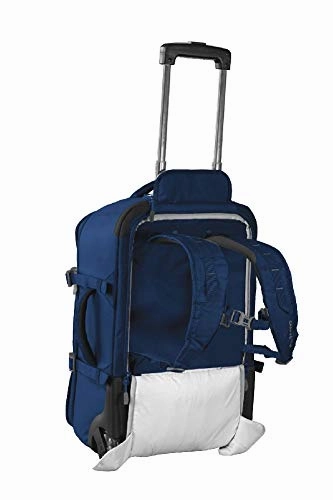 Granite Gear Cross Trek 2 Wheeled Carry-On with 28L Removeable Backpack - Midnight Blue/Flint 22"