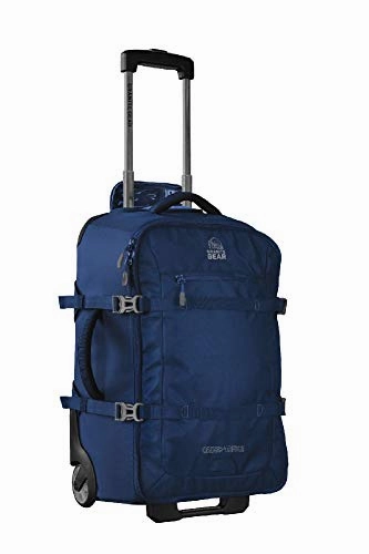 Granite Gear Cross Trek 2 Wheeled Carry-On with 28L Removeable Backpack - Midnight Blue/Flint 22"