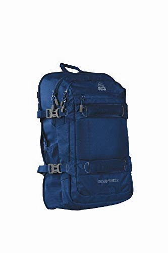 Granite Gear Cross Trek 2 Wheeled Carry-On with 28L Removeable Backpack - Midnight Blue/Flint 22"