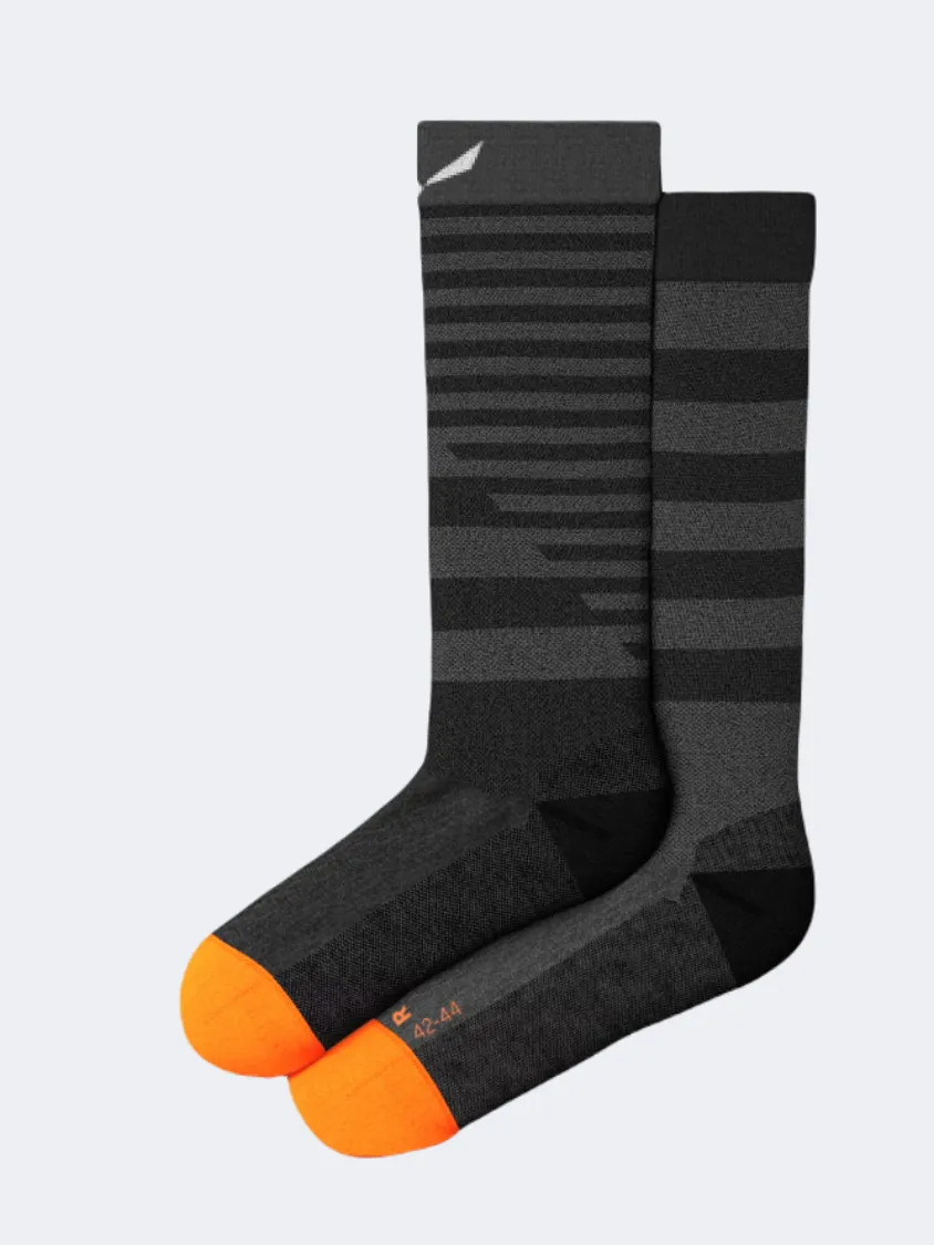 100% Genuine Salewa Fanes Hybrid Stripes Alpine Merino Men Hiking Sock Grey Melange/Orange , here is your best choice.