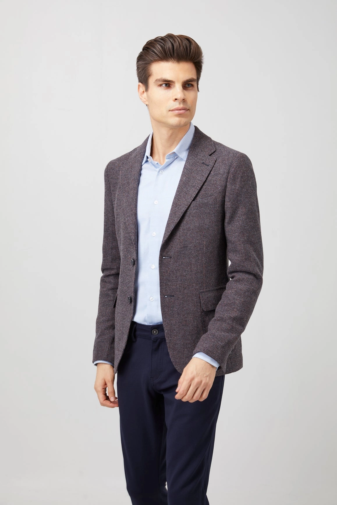 Grey Woven Sportcoat
