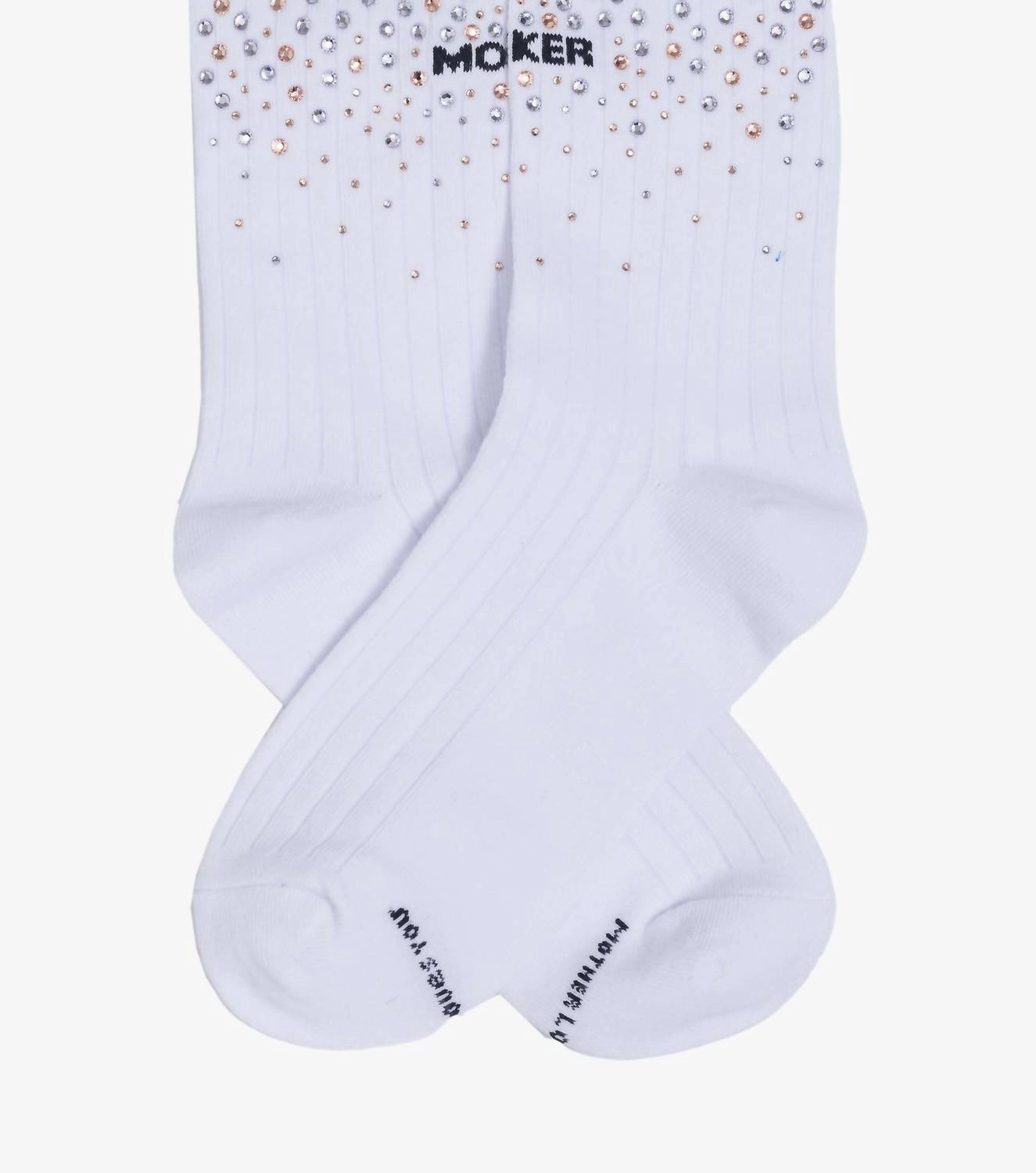Half Step Socks In Mother F*cker Rhinestones