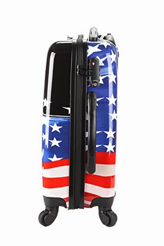 Hand Cabin Carry-On Luggage 20"/55Cm By Tokyoto Luggage Model Amercian Door (Charger Powerbank
