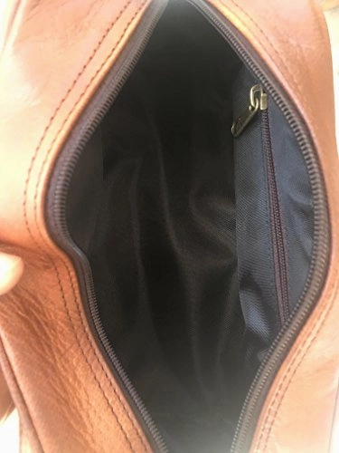 Handmade Goat Genuine Leather Toiletry Bag Dopp Kit Shaving And Grooming Kit For Travel ~ Gift