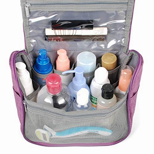 Hanging Travel Toiletry Bag Kit Cosmetic Make up Organizer for Women and Girls
