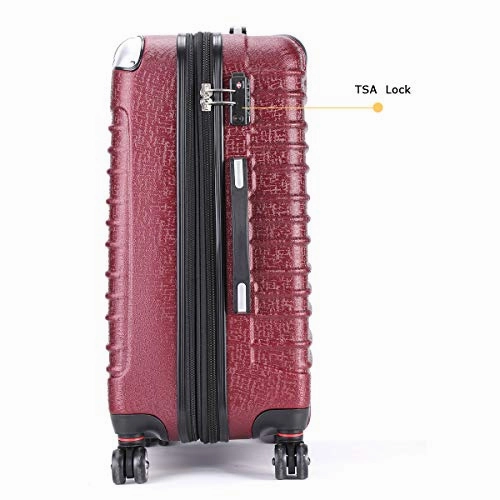 Hardside Luggage Set, Tsa Lightweight Spinner Luggage Sets, Expandable Carry On Luggage 3 Piece Set