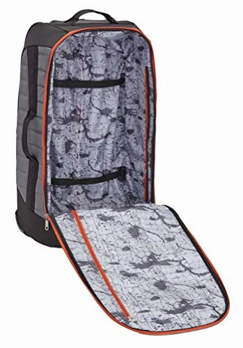 Harley-Davidson 21" Quilted Carry-On Luggage Bag w/Wheels 99323 GRAY/RUST