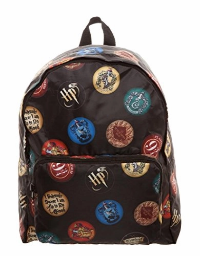 Harry Potter Hogwarts Packable Lightweight Backpack Sublimated Print School Bag