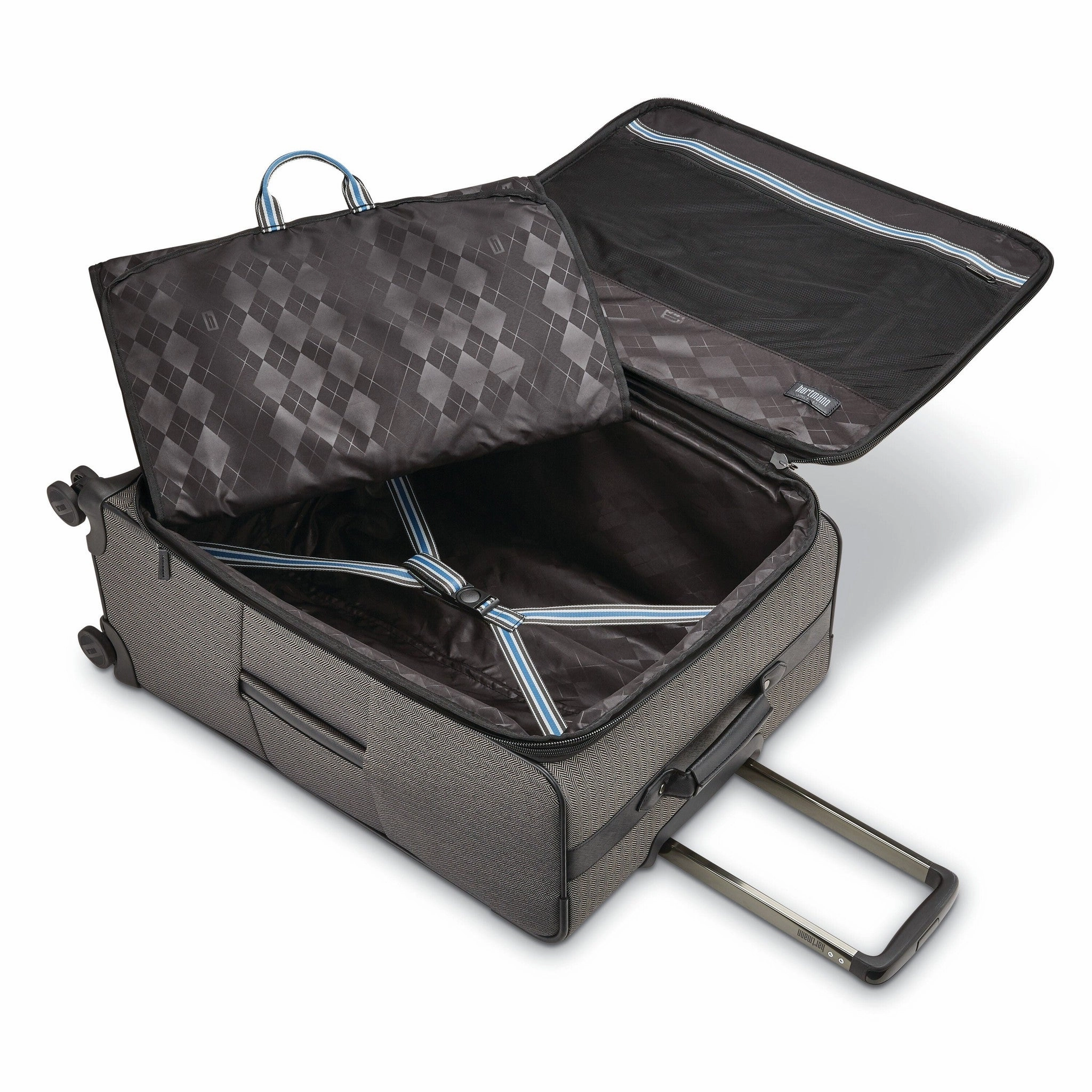 Hartmann Herringbone Deluxe Medium Journey Expandable Spinner