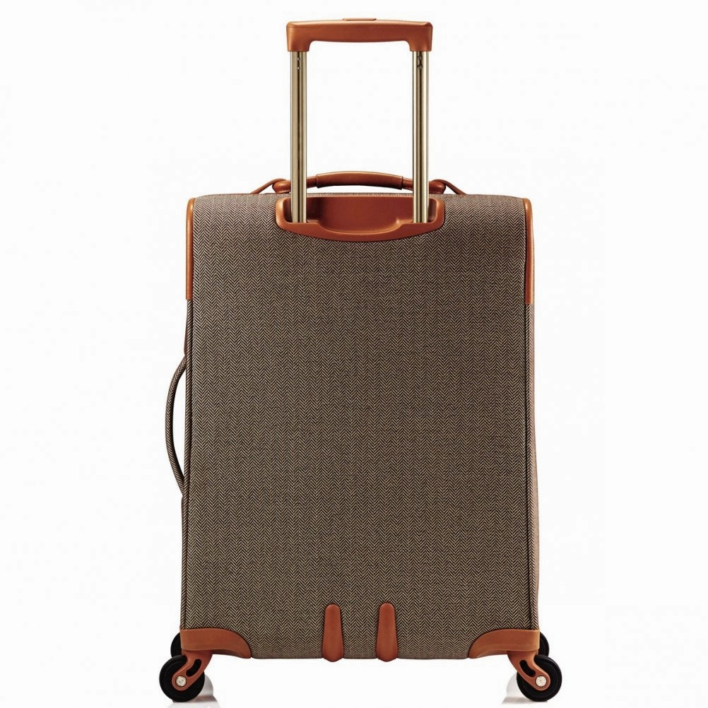 Hartmann Herringbone Luxe Softside 2 Piece Set Terracotta