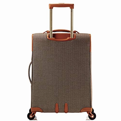 Hartmann Herringbone Luxe Softside Carry-On Set Terracotta (Terracotta)