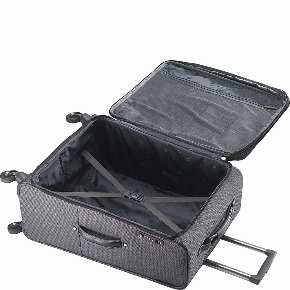 Hartmann Herringbone Luxe Softside Medium Journey Expandable Spinner Herringbone One Size