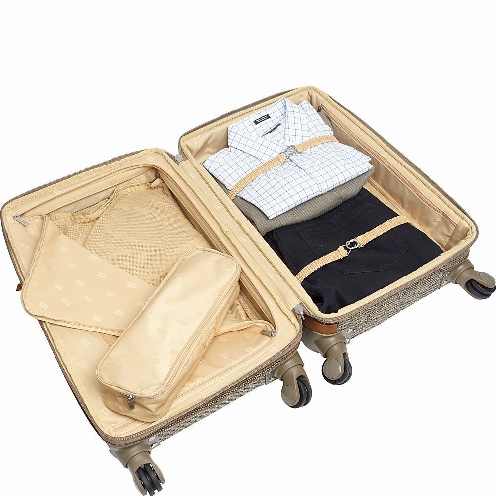 Hartmann Tweed Collection Carry On Expandable Spinner Natural Tweed One Size