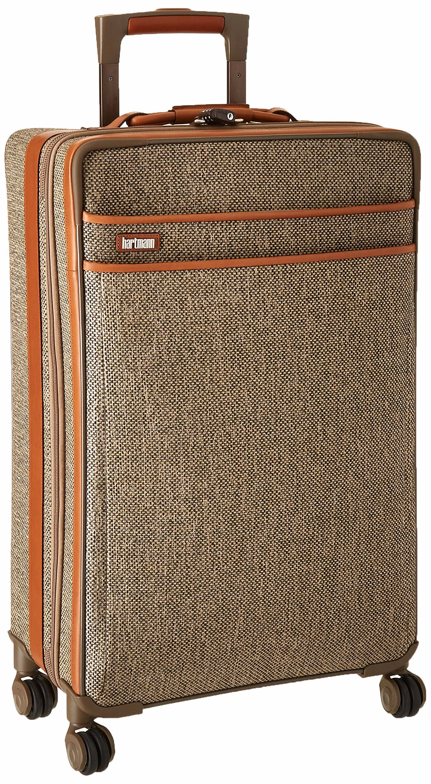 Hartmann Tweed Collection Medium Journey Expandable Spinner Natural Tweed One Size