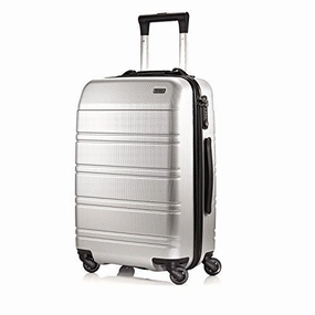 Hartmann Vigor 2 Carry On Spinner, Hardsided Rolling Luggage in Glacial Silver