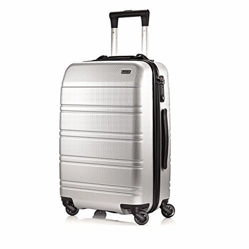 Hartmann Vigor 2 Carry On Spinner, Hardsided Rolling Luggage in Glacial Silver