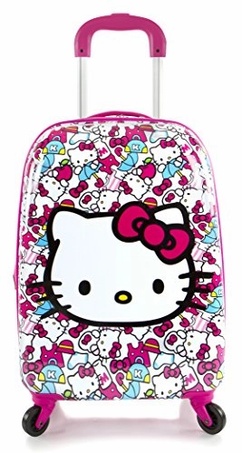 Hasbro Hello Kitty Girl's 20" Hardside Spinner Carry On Expandable Luggage