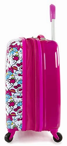 Hasbro Hello Kitty Girl's 20" Hardside Spinner Carry On Expandable Luggage