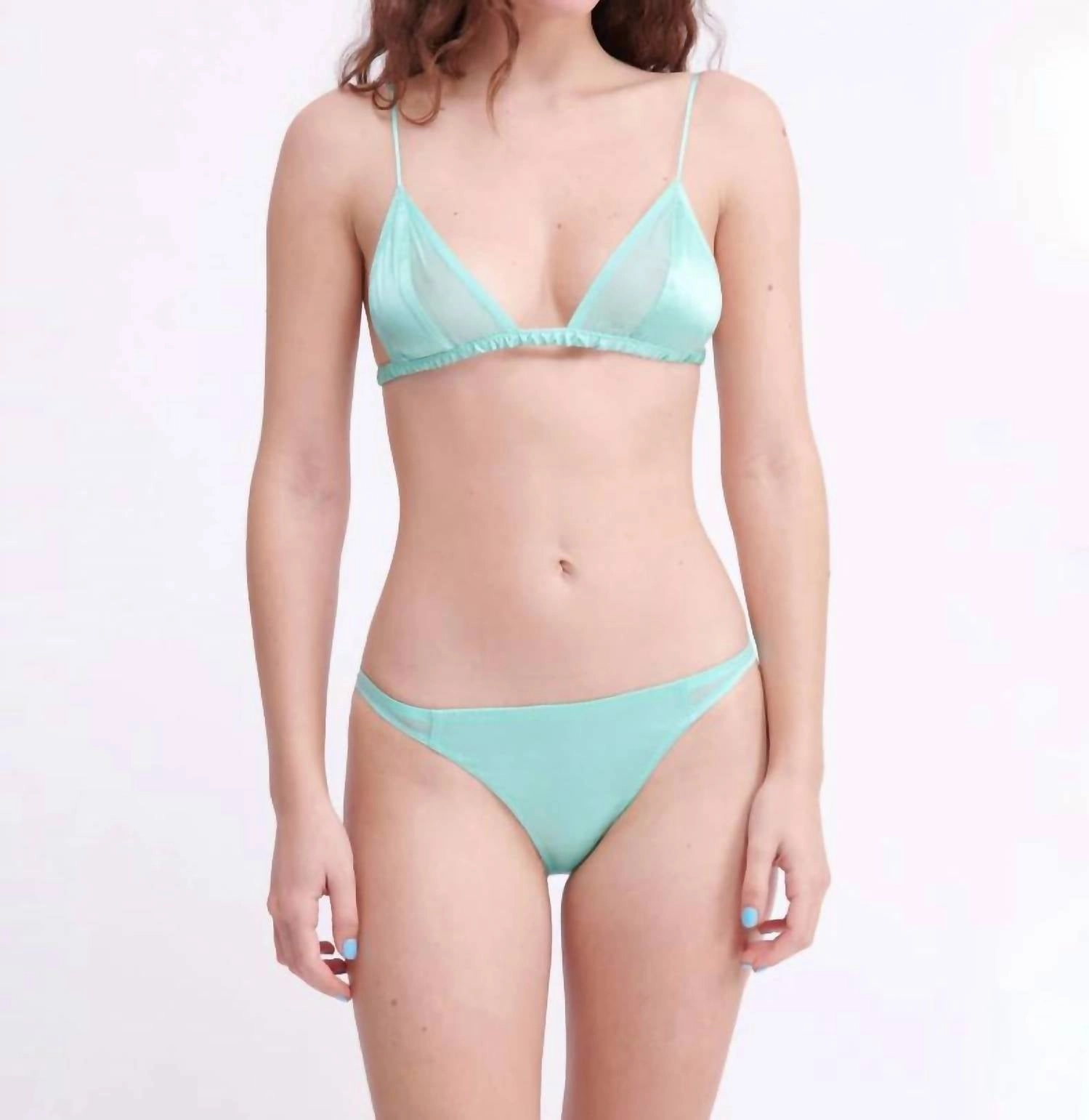 Hea Silk Panty In Ice Mint