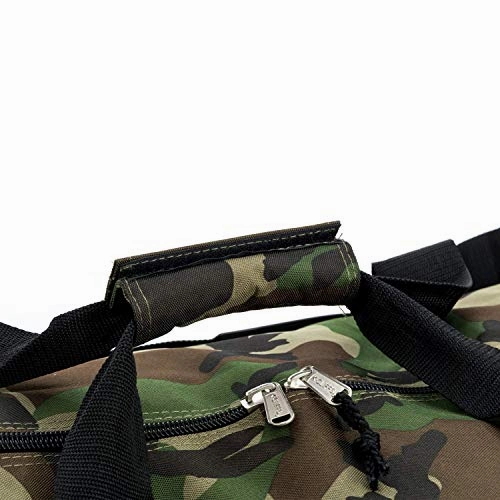Heavy Duty Cargo Duffel Jumbo Gear Bag Big Drum Set Equipment Hardware Bags Large Square Sport Duffel 42 Inch Oversized Rooftop Travel Bag Huge Rack Roof Ball Traveling Roofbag Camo