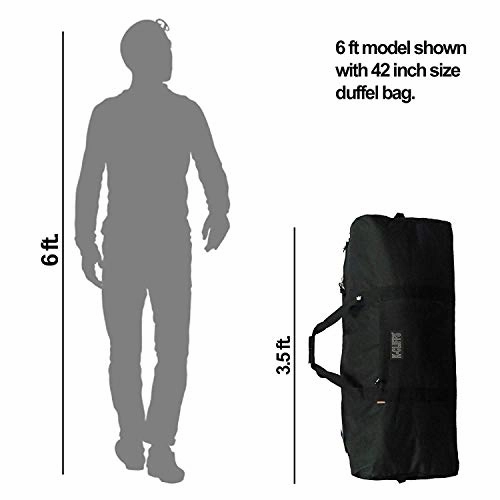 Heavy Duty Cargo Duffel Jumbo Gear Bag Big Drum Set Equipment Hardware Bags Large Square Sport Duffel 42 Inch Oversized Rooftop Travel Bag Huge Rack Roof Ball Traveling Roofbag Camo