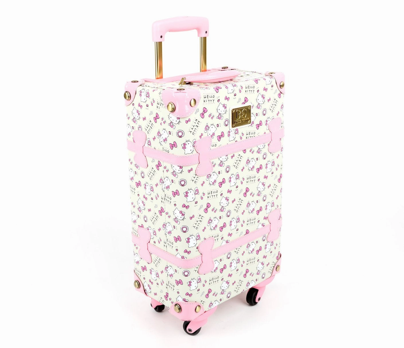 Hello Kitty 19" Steamer Trunk Suitcase: Pink