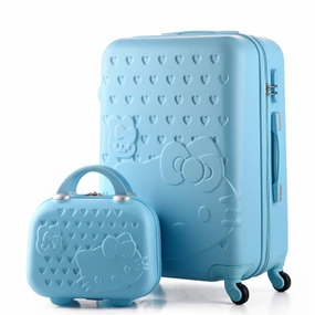 Hello Kitty Suitcase 14 24Inch Luggage Sets Rolling Luggage Hardside Luggage Abs Luggage Bag