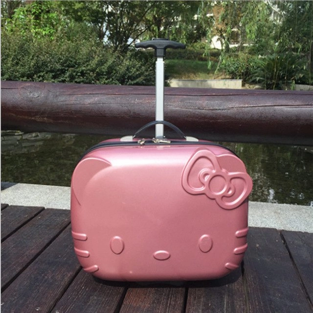 Hello Kitty Suitcase,Children'S Trolley Case,Cartoon Luggage,Small Leather Valise,The Best Gift For