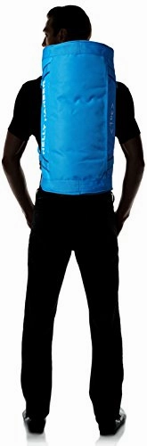 Helly Hansen Duffel 2 Water Resistant Packable Bag with Optional Backpack Straps, 90-liter (Large), 535 Racer Blue