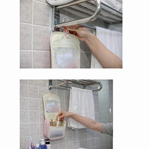 Hengtongtongxun Hanging Toiletry Bag Hanging Makeup Organizer for Cosmetics, Toiletries & Travel