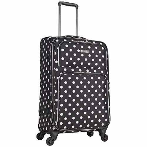 Heritage Travelware Albany Park 24" 600d Polka Dot Polyester Expandable 4-wheel Spinner Checked