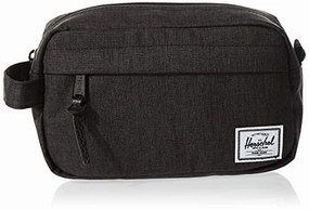 Herschel Chapter Toiletry Kit, Black Crosshatch, Carry-On 3L