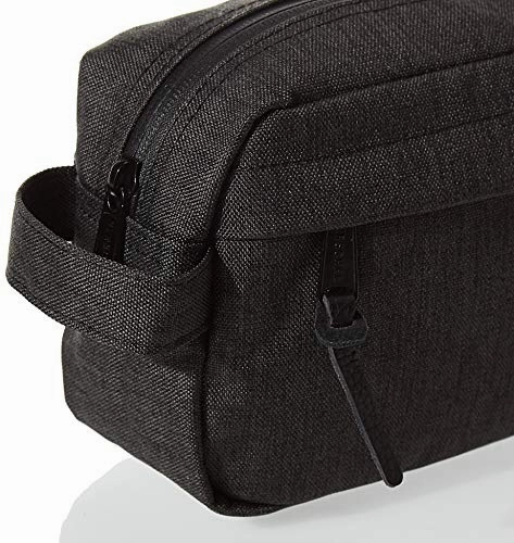 Herschel Chapter Toiletry Kit, Black Crosshatch, Carry-On 3L